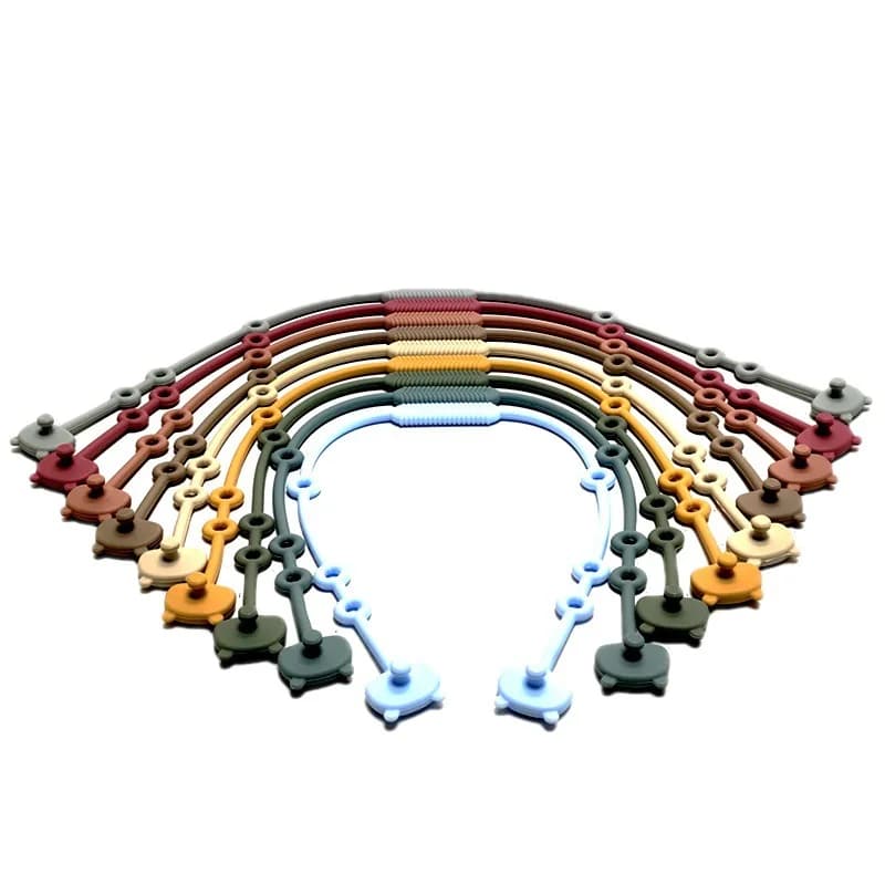Catena per ciuccio per bambini, tazza d'acqua, cordino giocattolo, massaggiagengive per bambini, ciuccio, catena anti-perdita, catena anti-goccia in silicone multifunzionale