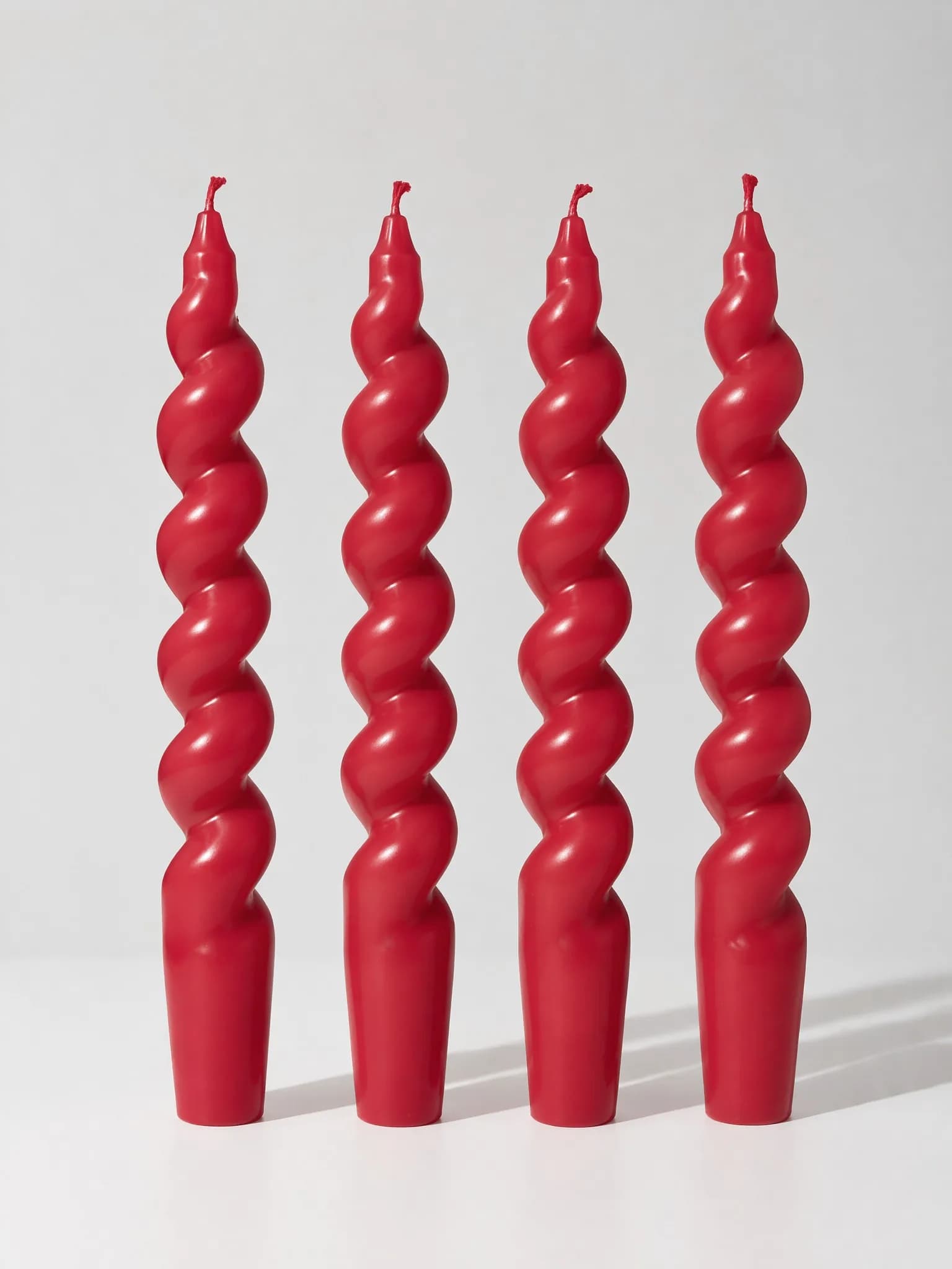 4/2 spiral long stem aromatherapy candles, made of natural soy wax, no black smoke, home decoration candles