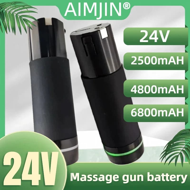 Battery 24V 6800mAh for Massage Gun/Style for Shoe, Compatible with Various Massage Types