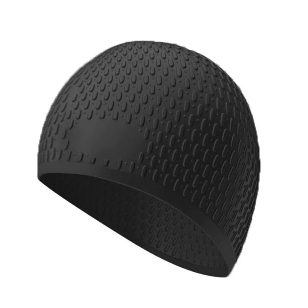 Durable Soft Silicone Swimming Cap High Elasticity Waterproof Diving Hat Thickened Lightweight Pool Headgear Pool