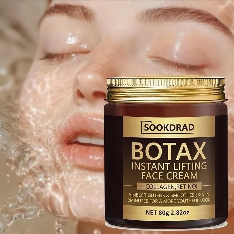 BOTAX Crema Viso Effetto Lifting Istantaneo, Collagene+Retinolo, 80g, Viso, Per Tutti i Generi, Cura Quotidiana Mattutina, Tutti i Tipi di Pelle