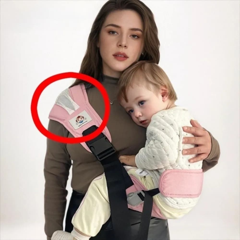 Borsa da marsupio per neonato con marsupio per neonato con protezione in vita Zaini per neonati in rete di cotone