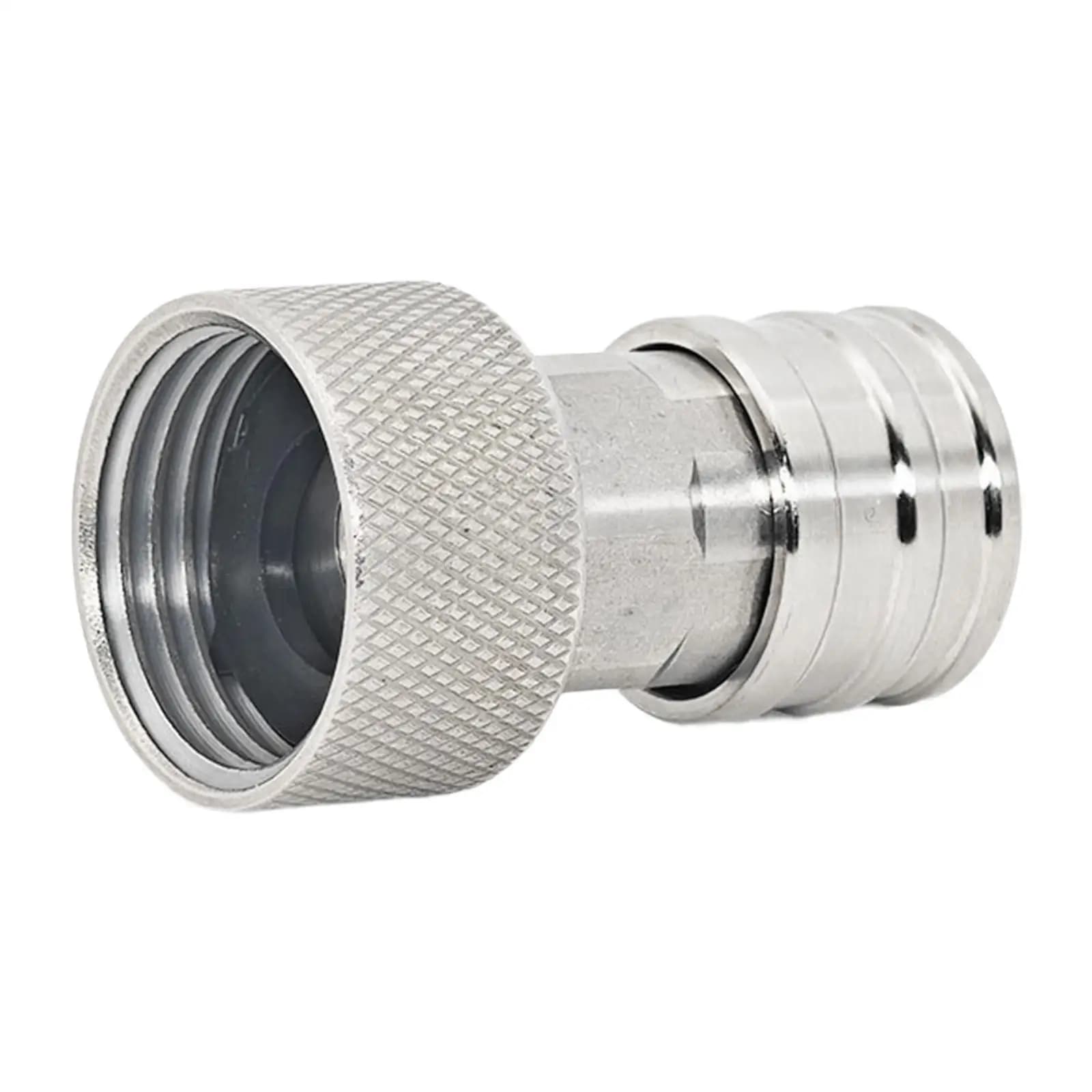 3/4 GHT to 1/4 Pressure Washer Adapter Garden Hose Attachment Portable Connector for Water Spray Nozzle