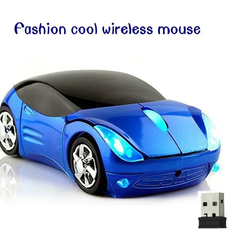 Mouse ottico wireless per computer da 2,4 Ghz Mouse da gioco a forma di auto super lussuosi per PC portatile portatile