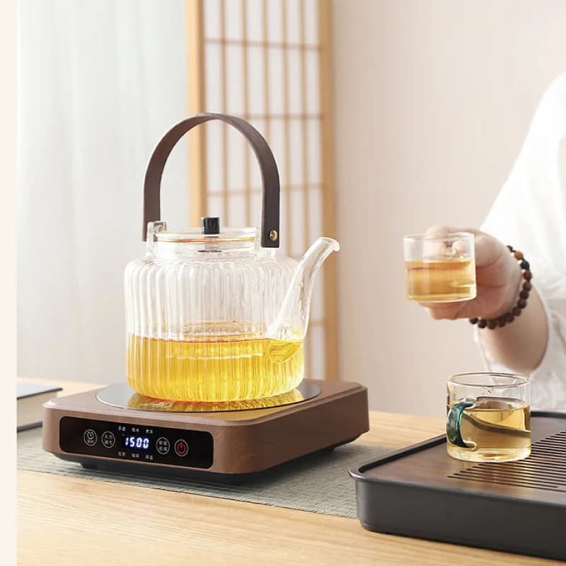 800W Electric Ceramic Stove Keep Warm Tea Stove Timing Coffee Electric Hot Plate Heating Furnace 7 Gear Home Tea Maker 220V