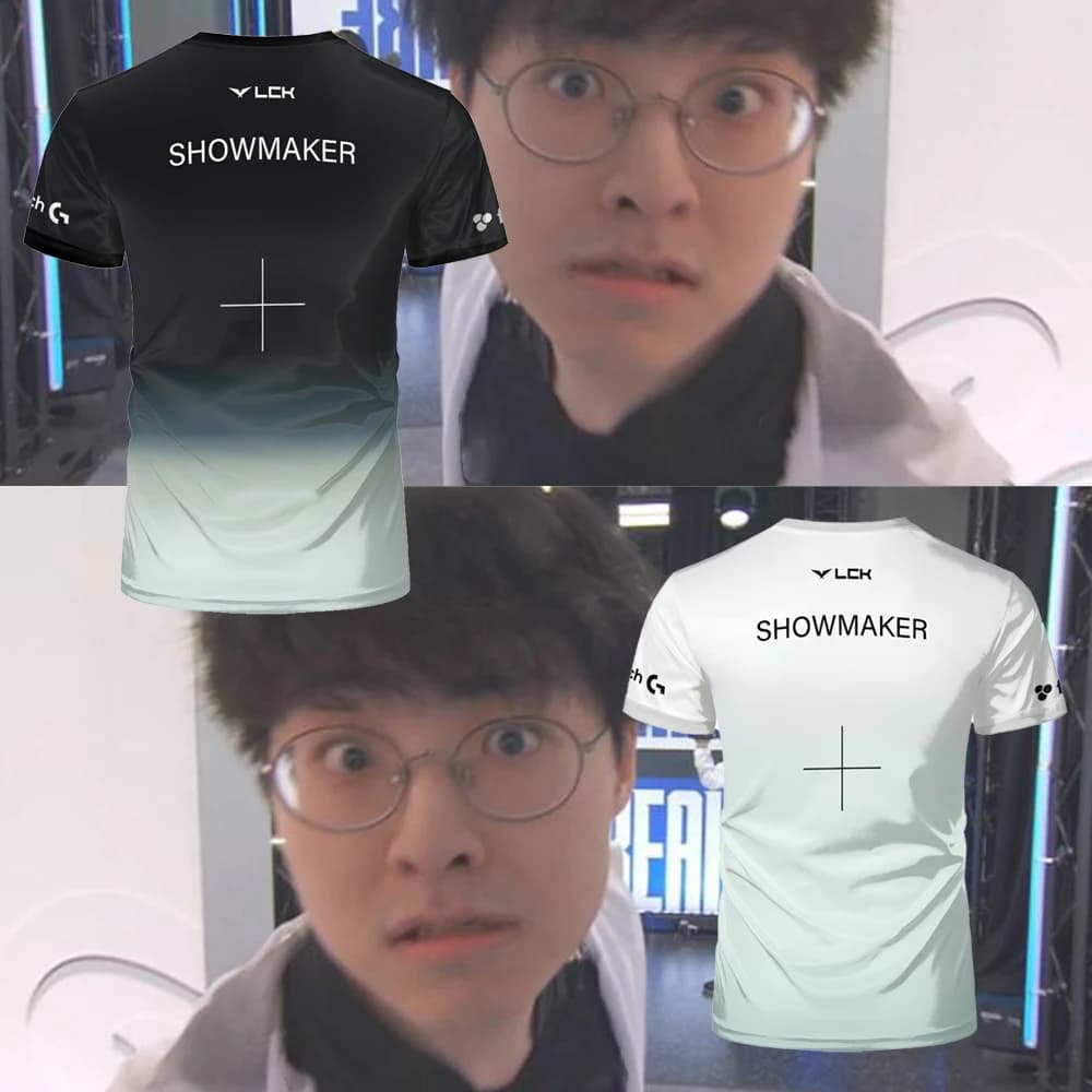 2024 Nuovo DK E-Sports Club Fan Supporto Maglia della squadra League Of Legends Mondi Cosplay DK Uniforme della squadra LOL LCK Showmaker Sport Top