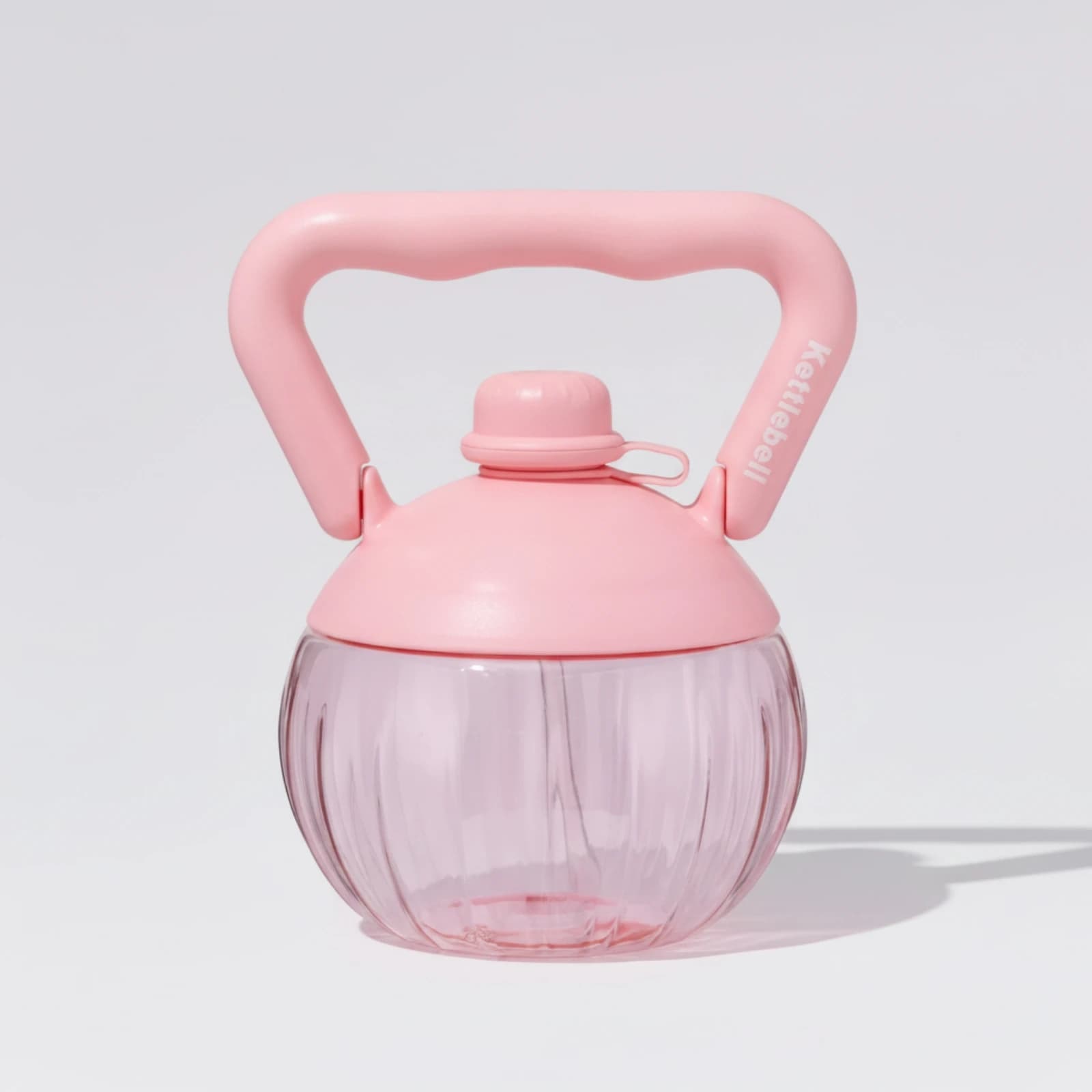 Kettlebell Water Bottle Leakproof Water Bottle with Handle Drinkware Lightweight Long-Lasting for Athletes, Gym, Travel