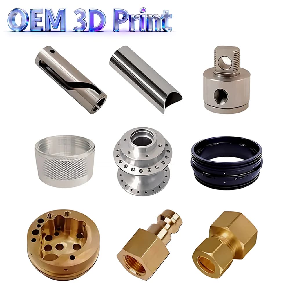 3D Printer Customized SLM 3D Printing Services Metal CNC Machining Aluminum Printing Aluminum-Titanium and Stainless Steel Parts