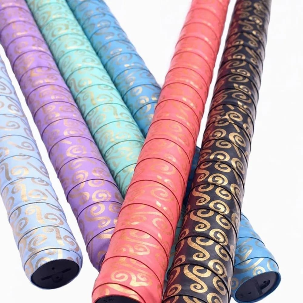 Anti-slip Badminton Handle Wrap Tape Sweat-Absorbent Wear-resistant Fishing Rods Band Shock-Absorbing Tennis Racket Grip Tape