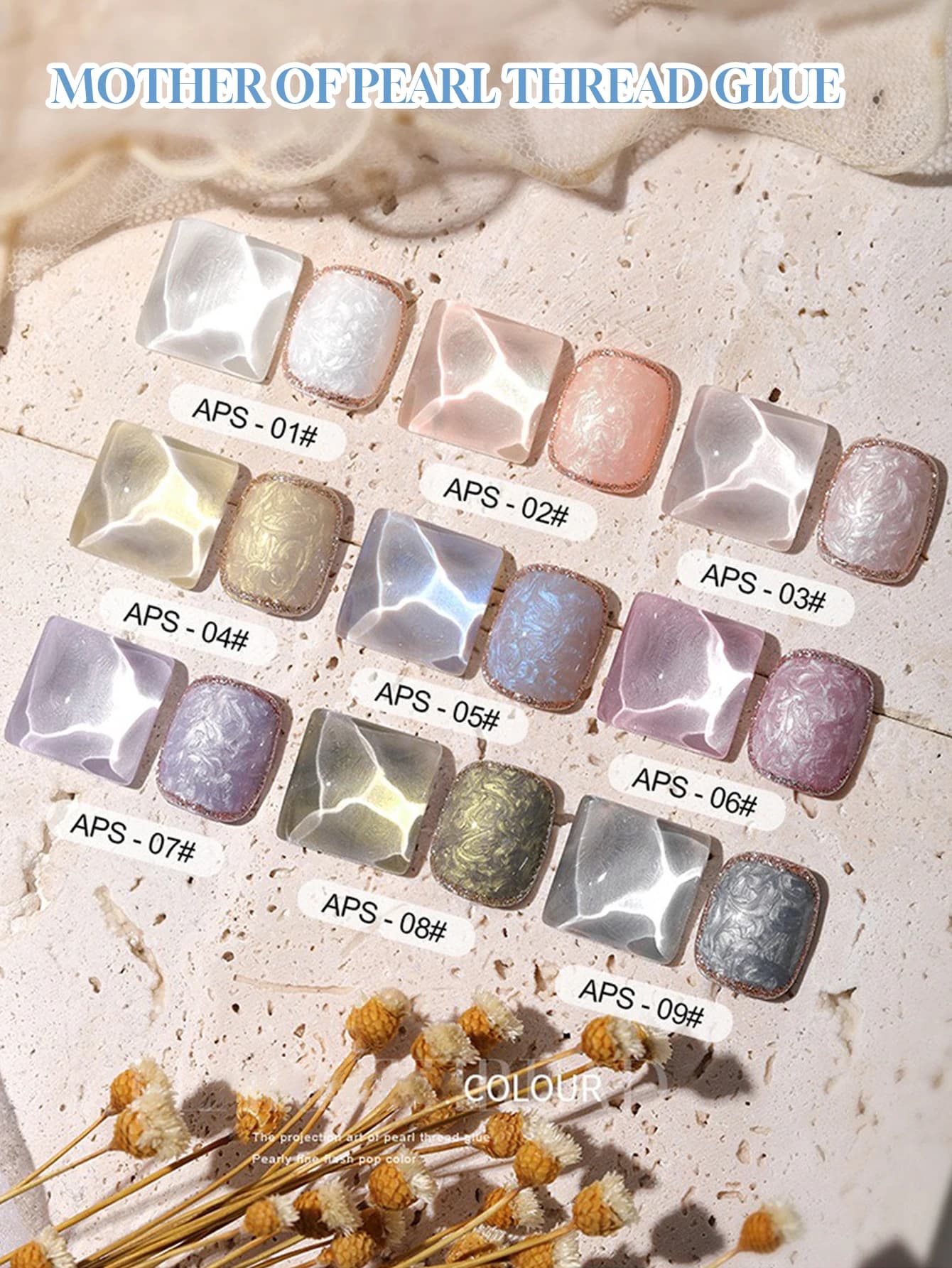 1-9 pz 15ml Smalto Gel Unghie Effetto Madreperla Aurora Primavera/Estate, Polimerizzazione UV LED, Fai da Te, Regalo Donna, Salone Unghie