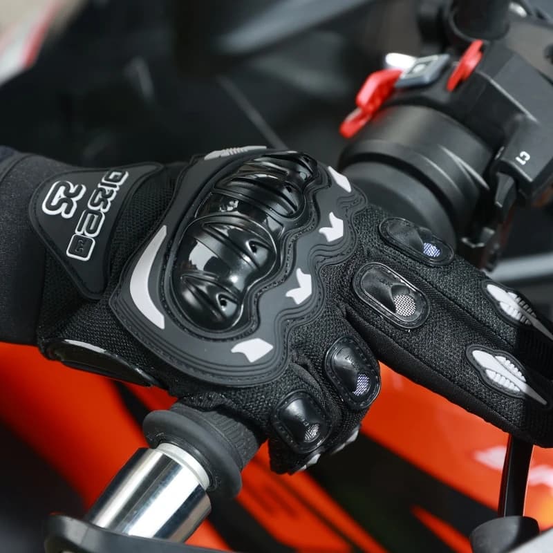 Summer Full Finger Motorcycle Gloves Breathable Anti-Slip Touchscreen Motocross Gear for Men Women M-XXL