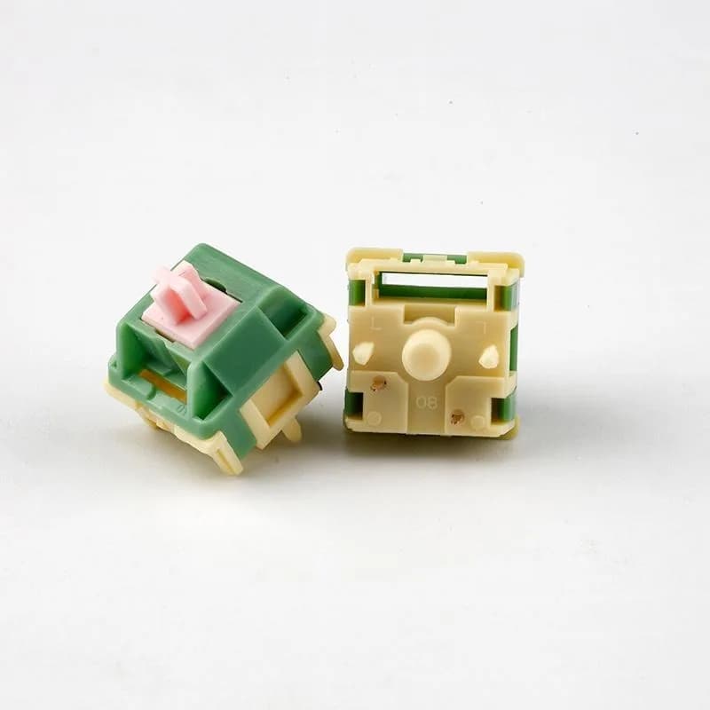 Switch Meccanico Lineare WJBY Lab HMX Lotus a 5 Pin per Tastiera, Effetto Mahjong Crisp, Lubrificazione di Fabbrica, Accessori Personalizzati, 45g