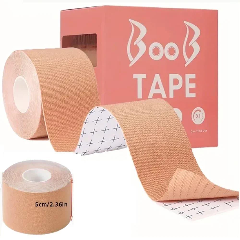 Nastro elastico per sollevamento del seno, tono della pelle invisibile, traspirante, senza traccia, anti-cedimento, latte raccolto, perfetto per senza spalline