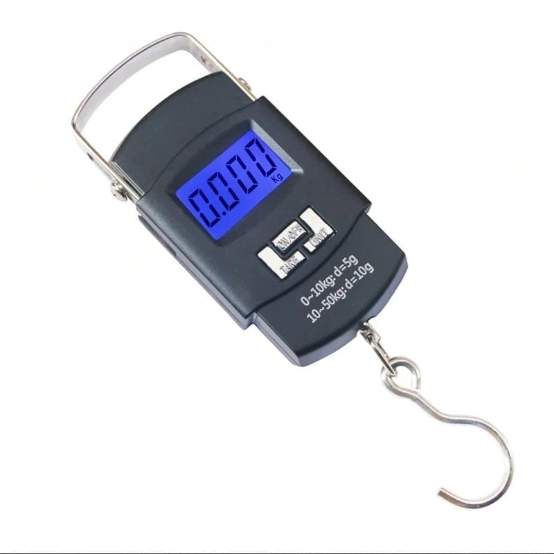 50KG Digital Hanging Scale - For Fish, Luggage & Travel Suitcase, 10g Precision
