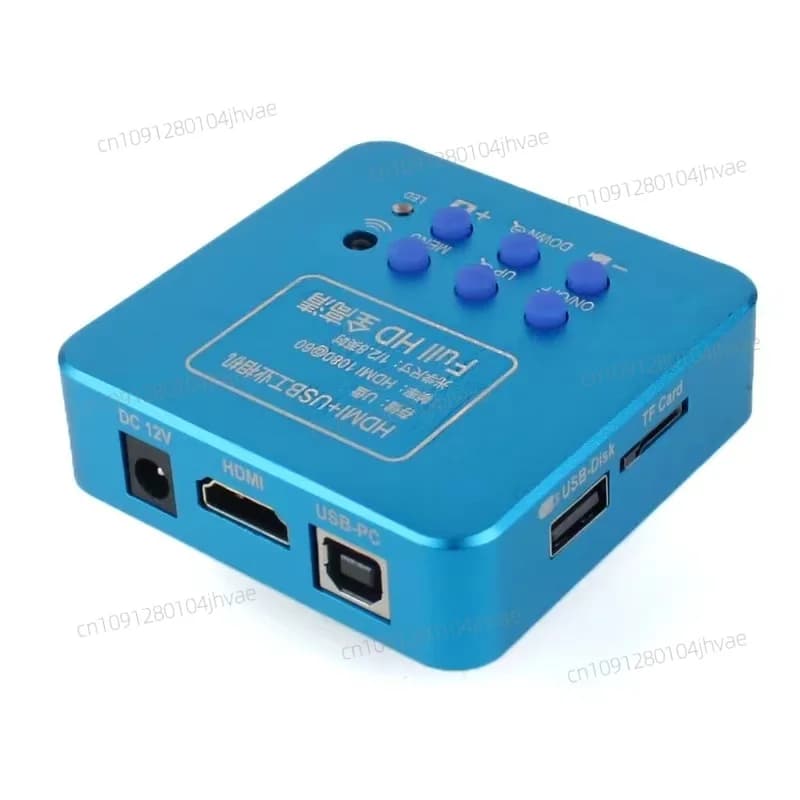 TF U Disco Video Registrazione Telecamera per microscopio HD Full HD 30FPS 2K 2MP USB Videocamera per microscopio elettronico digitale industriale