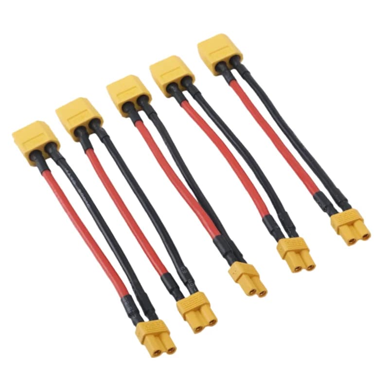 5/1 pz XT30 Femmina a XT60 Maschio RC Lipo Adattatore Batteria 10 CM Cavo 14AWG Filo di Silicone per FPV RC Accessori Auto