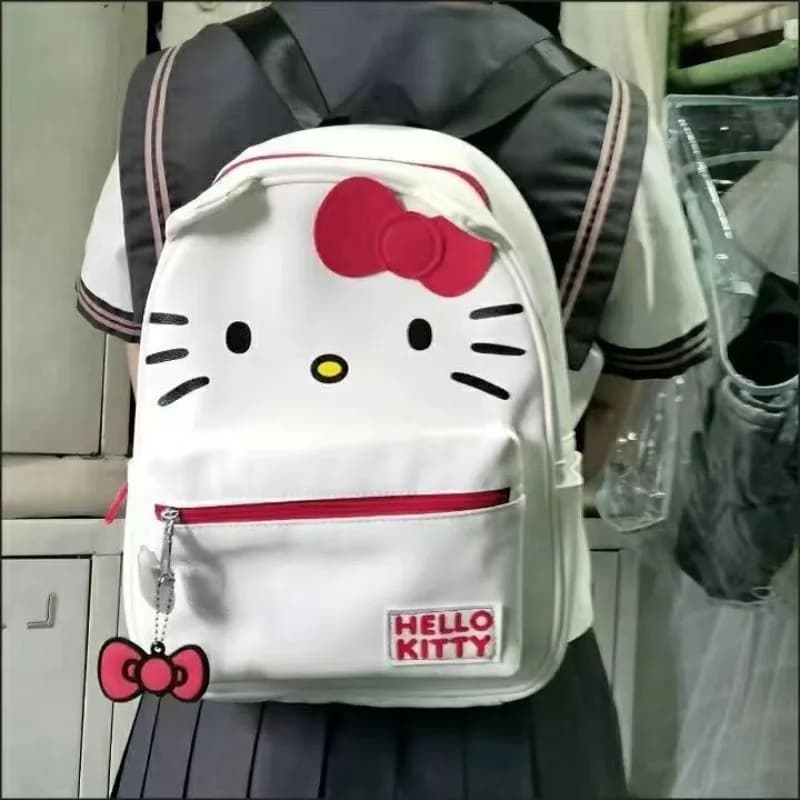 Nuovo Zaino Scolastico Sanrio Hello Kitty Kuromi My Melody Cinnamoroll, Versatile e Semplice, Tendenza Moda con un Tocco di Lusso