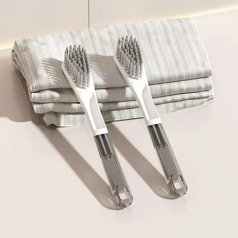 Shoe brush for home use, shoe cleaning brush, laundry brush, soft bristles that don't damage shoes, long-handled board brush