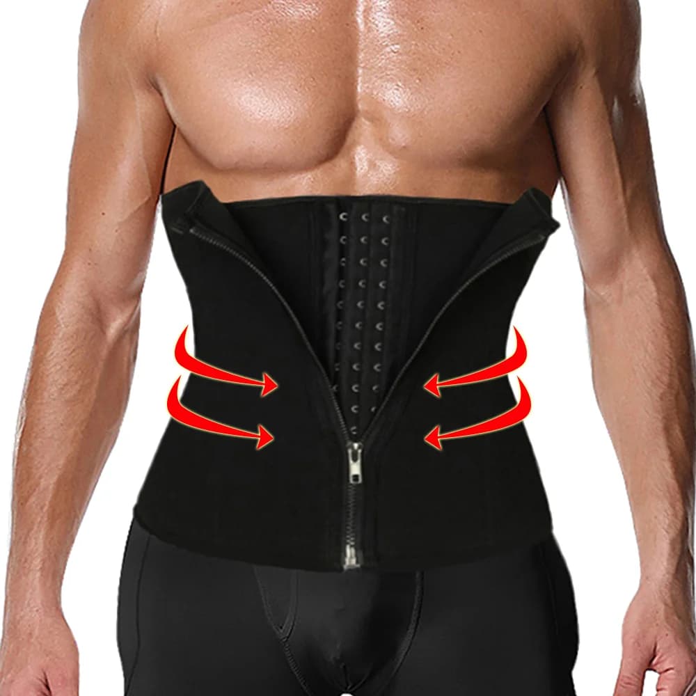Uomini Compressione Pancia Controllo Vita Cinture Dimagranti Perdita di Peso Vita Trainer Shaper Del Corpo Corsetto Pancia Pancia Trimmer Cincher