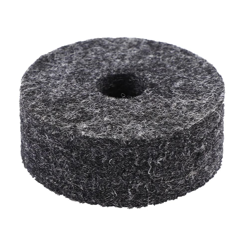 2 Sets Grey+Black+Silver Cymbal Replacement Accessories Felt + Plastic + Metal Cymbal Stand Sleeve Drum Felt Washer Pad
