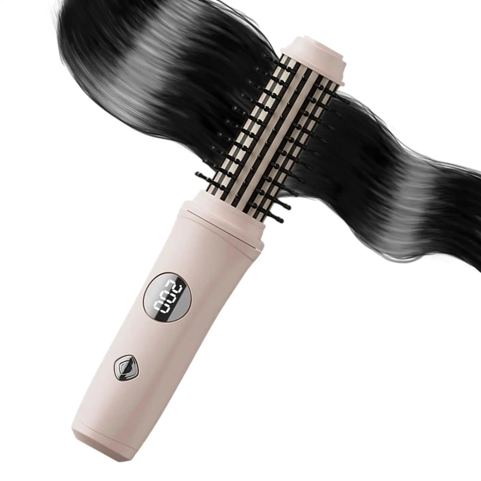 Piastra per capelli senza fili, pettine arricciacapelli riscaldato, ferro arricciacapelli portatile per donne, ragazze, signore, mogli, madri, spose, casa, salone