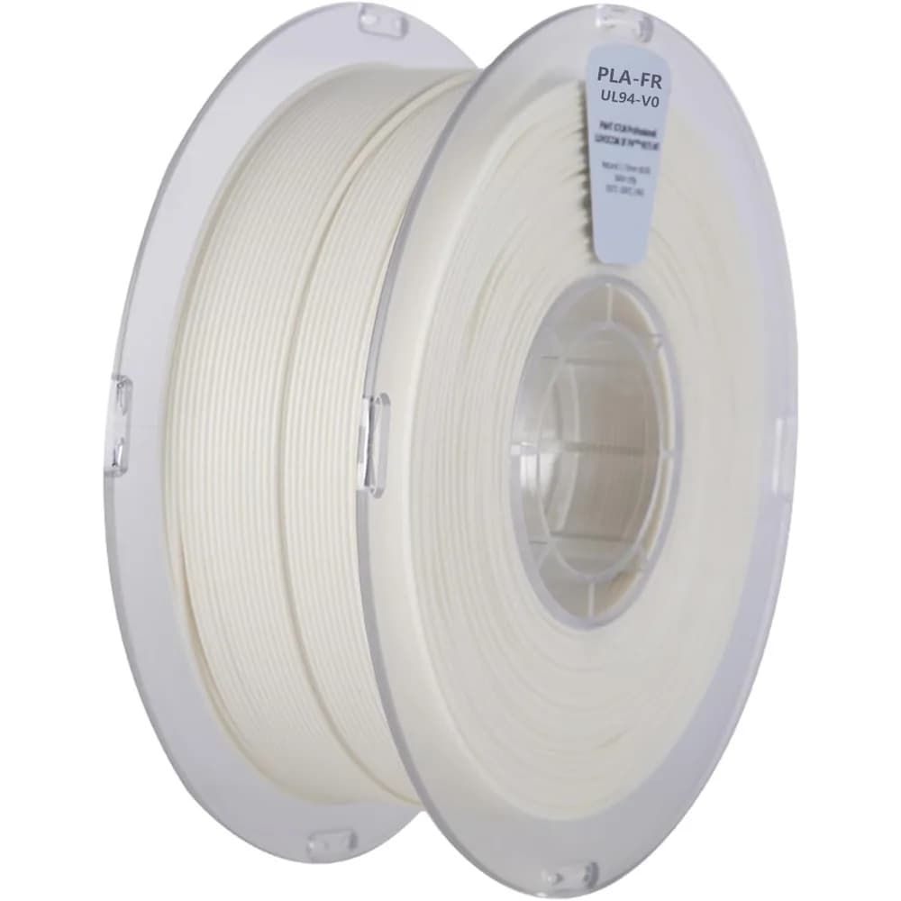 Filamento PLA Ignifugo per Stampante 3D 2.85mm Bianco UL94-V0 Alta Resistenza Bobina da 1kg