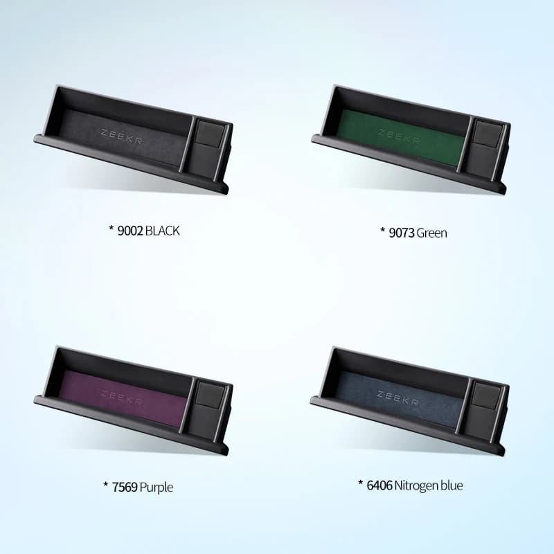 Adesivo decorativo per pannello telaio portaoggetti per scatola portaoggetti posteriore per schermo di controllo centrale per auto per accessori interni per auto zeerk X