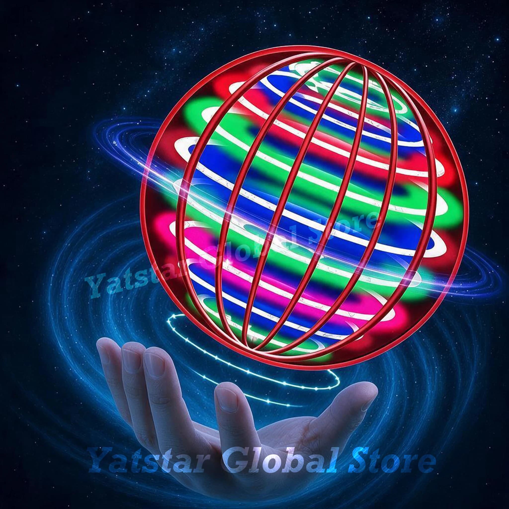 Flying Spinner Fidget Toys Flying Ball Toy palla magica controllabile Boomerang Flyorb Magic Drone Orb Fly Nova regalo per bambini giocattolo per bambini