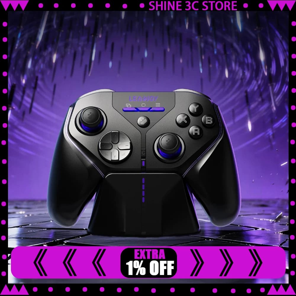 Leadjoy XNeo Plus Gamepad 3Mode Wireless 1000Hz Gamepads Hall-Effect Trigger TMR Joystick Gaming Controller for NS/PC/PS4/Phone