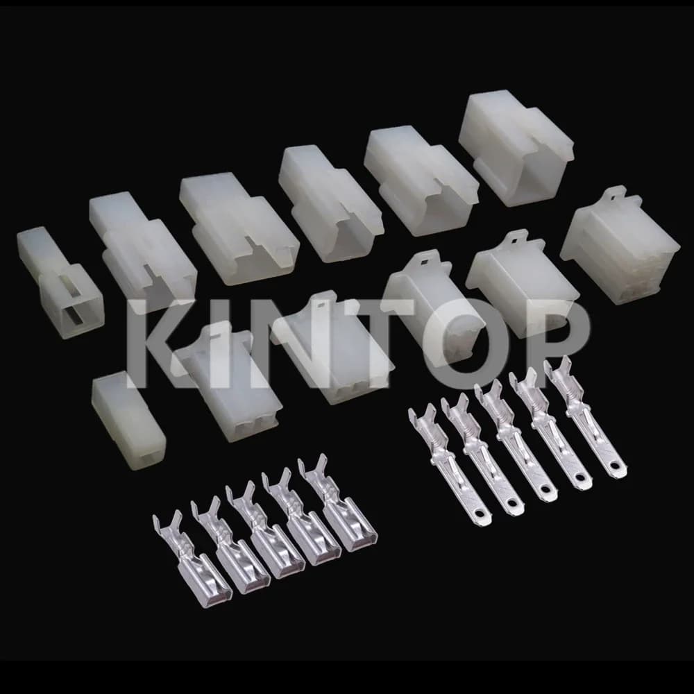 Set di Connettori per Cavi Auto a 1/2/3/4/6/9 Pin, Assemblaggio AC Automobilistico con Alloggiamento in Plastica