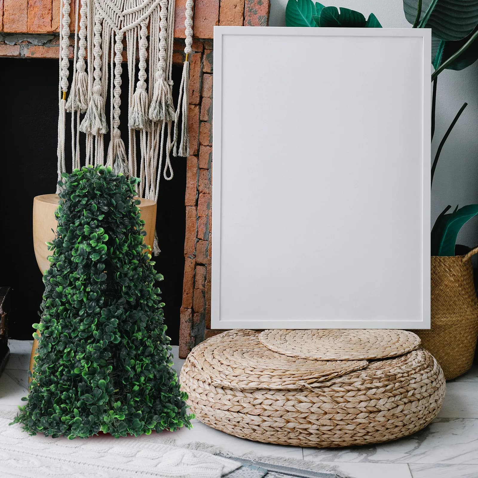 Artificial Simulation Grass Tower Plastic Plant Decor Greenery for Wedding Home Garden Office Bookshelf Cafe Landscape