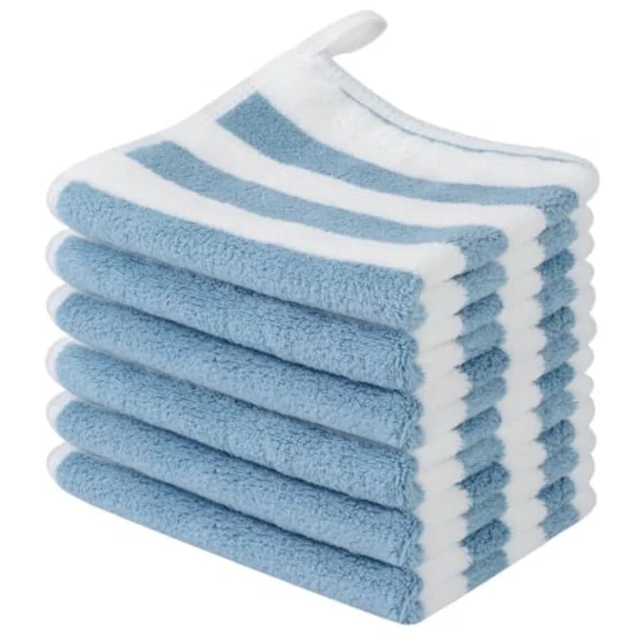 Micriber Facial Cloths Fast Dryg Washcloth ch x ch Absorbent Face Wash Cloth St Makeup Remover Cloths