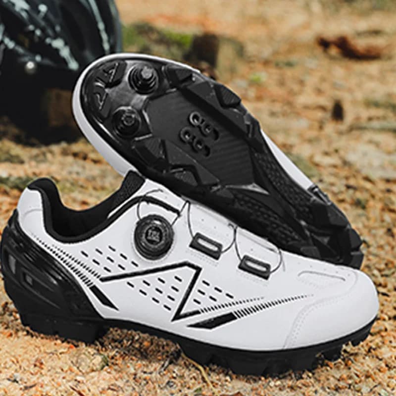 Nuove scarpe da ciclismo per uomo e donna, scarpe da ciclismo multifunzionali in gomma per strada e montagna per coppie, antiscivolo e traspiranti