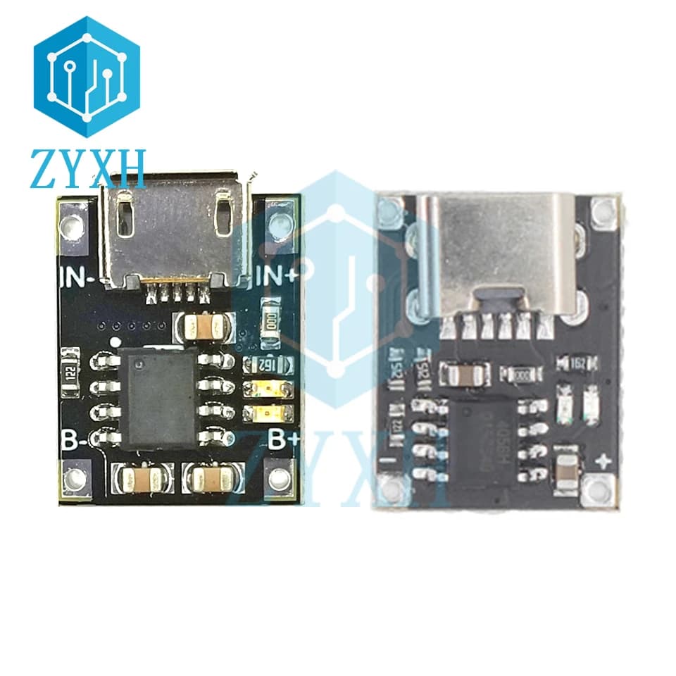 5 pz 4.2V 1A Micro USB tipo C 18650 li-ion modulo caricabatteria al litio carica automatica/funzione di interruzione per banca di alimentazione singola