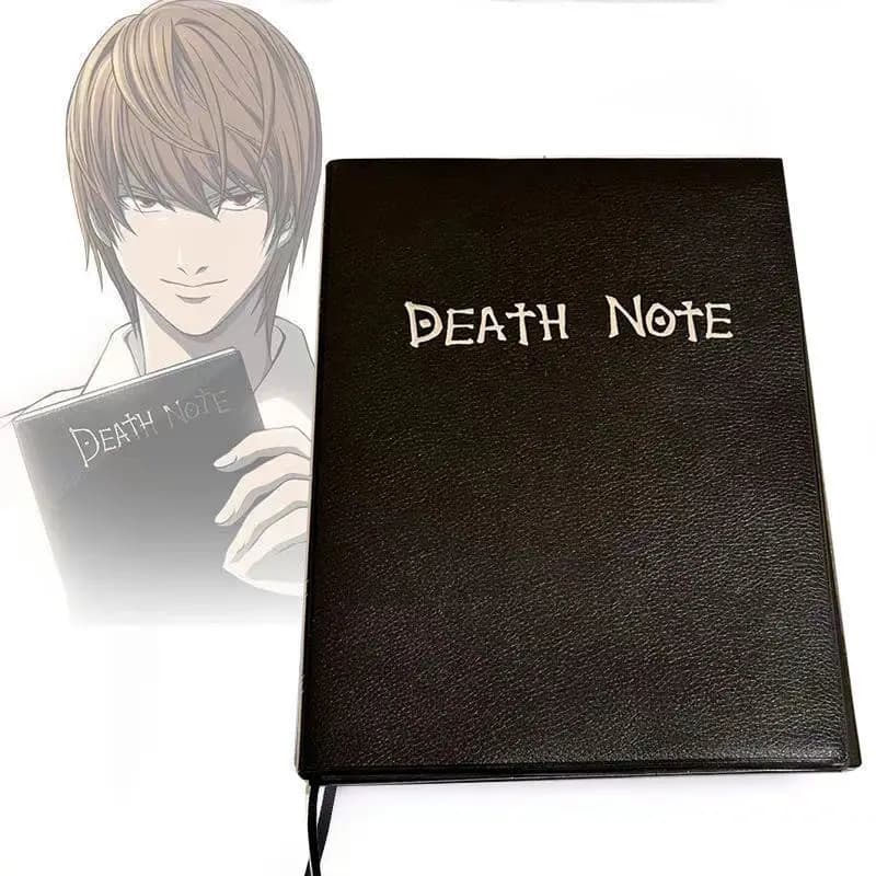 Death Note Anime Notebook, Light Yagami Character Prop Book, Collector's Item for Fans, Manga Replica Diary