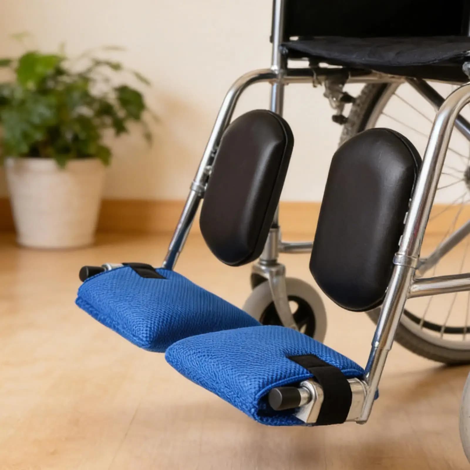 1 paio di poggiapiedi per sedia a rotelle, accessorio morbido e antiscivolo di facile installazione, copertura di ricambio per poggiapiedi per persone con mobilità ridotta