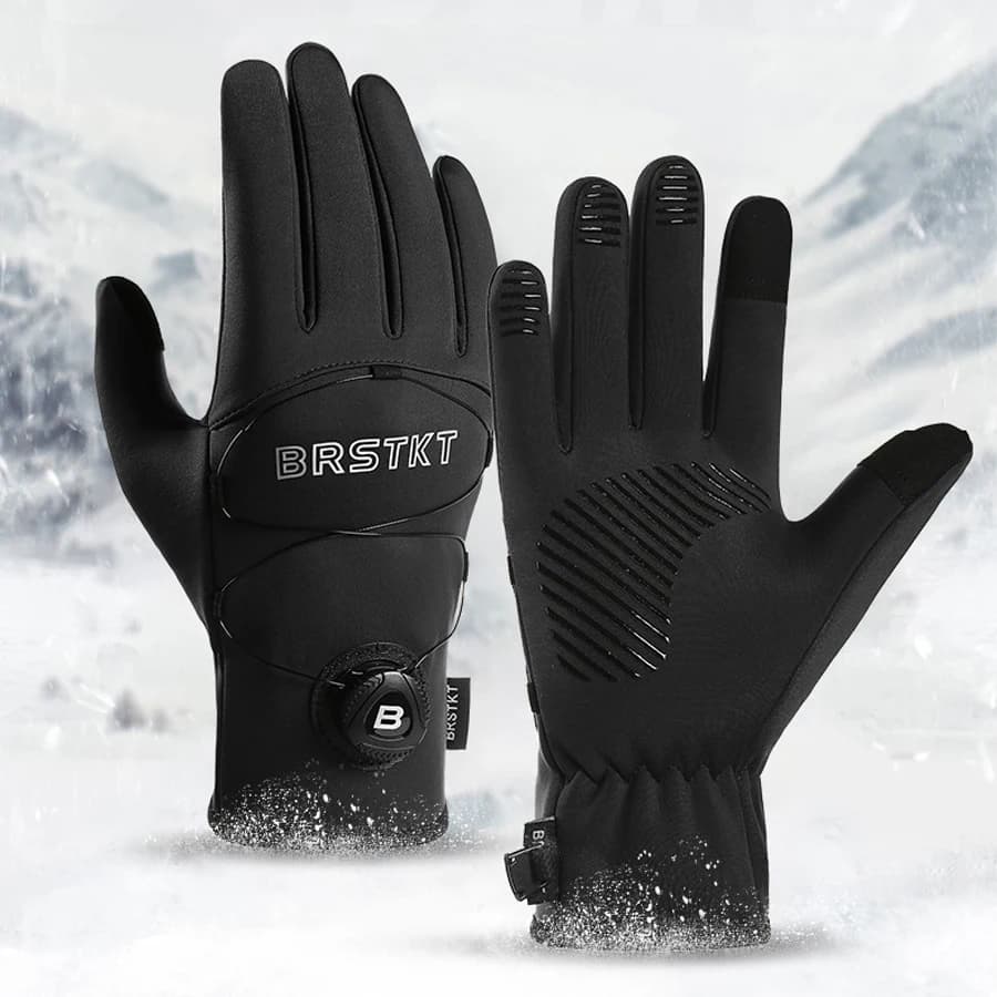 Guanti sportivi da uomo, autunno e inverno, touch screen, antivento, caldi, sci, guanti da ciclismo all'aperto
