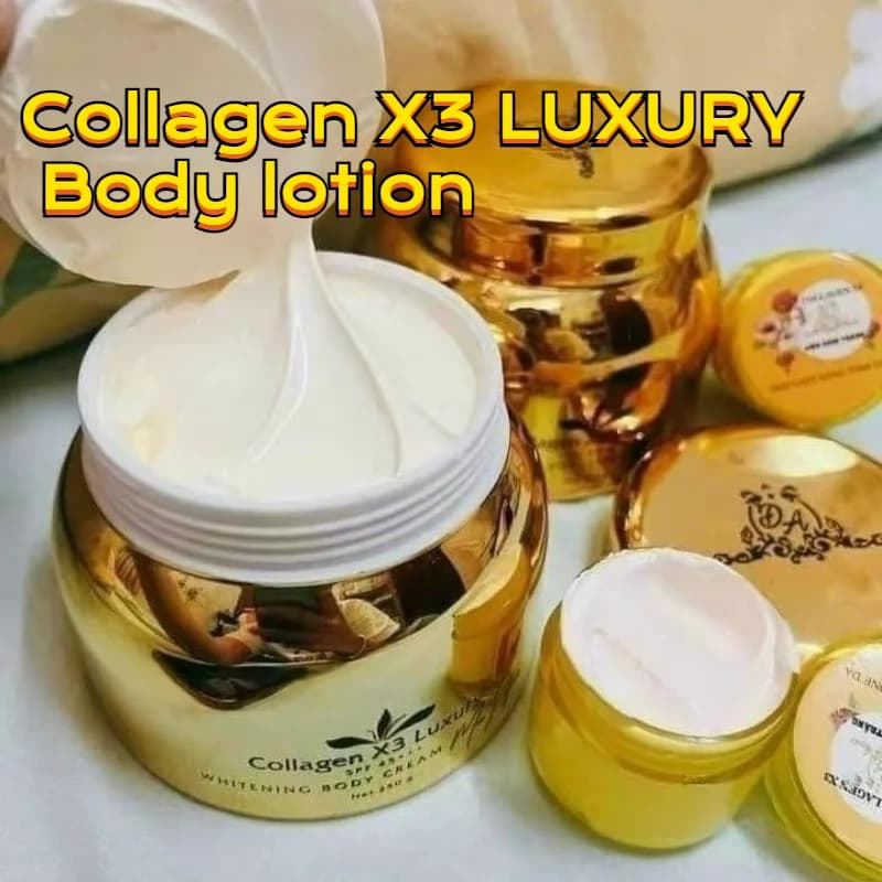Collagene per il corpo x3 LUXURY3 trang D & A Repair lozione per il corpo idratante per la pelle secca e traballante