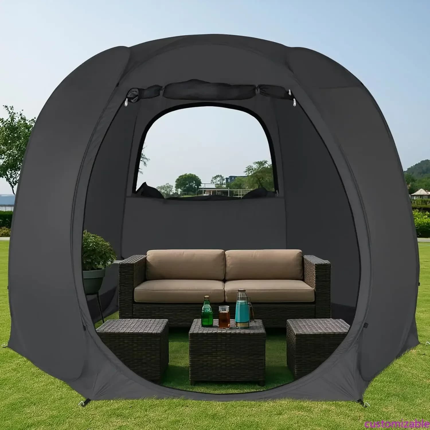 Tenda Pop-Up Istantanea per Esterni, Gazebo Parasole per Patio, Giardino e Terrazza, Bestseller