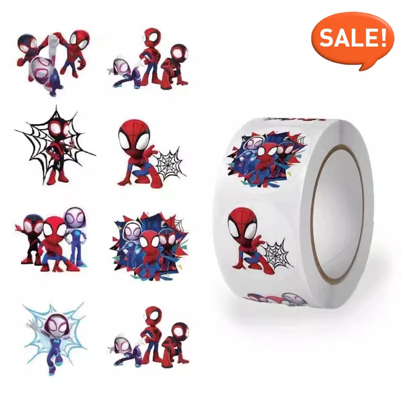 500 pz Marvels Spidermans Anime Adesivi Nuove Action Figures Cancelleria Paster Bambini Classici Giocattoli Tazza di Acqua Notebook Decor Regalo