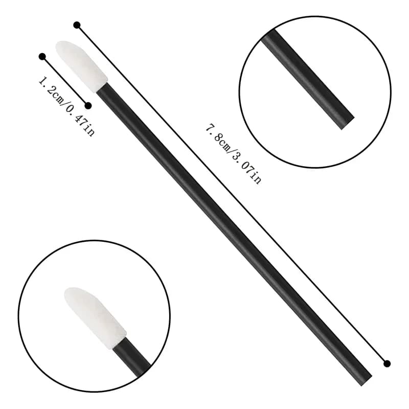Disposable Eyelash Brush wholesale 50/100pcs Mascara Applicator Wand Eyes Lip Cosmetics Brushes Extension Cosmetic Make up Tools