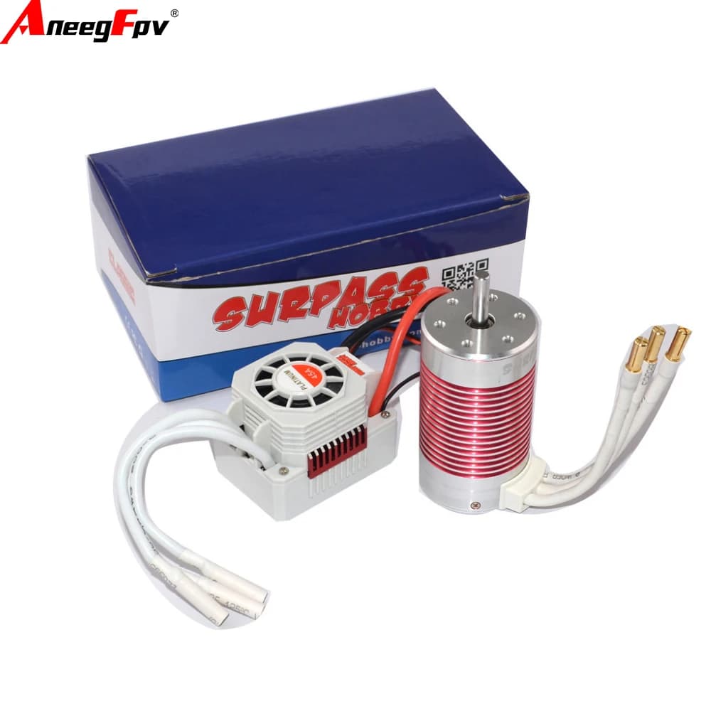 Motore brushless impermeabile platino per auto RC, Rock Crawler 3665 3100KV 2600KV 2100KV 60A ESC 1/10