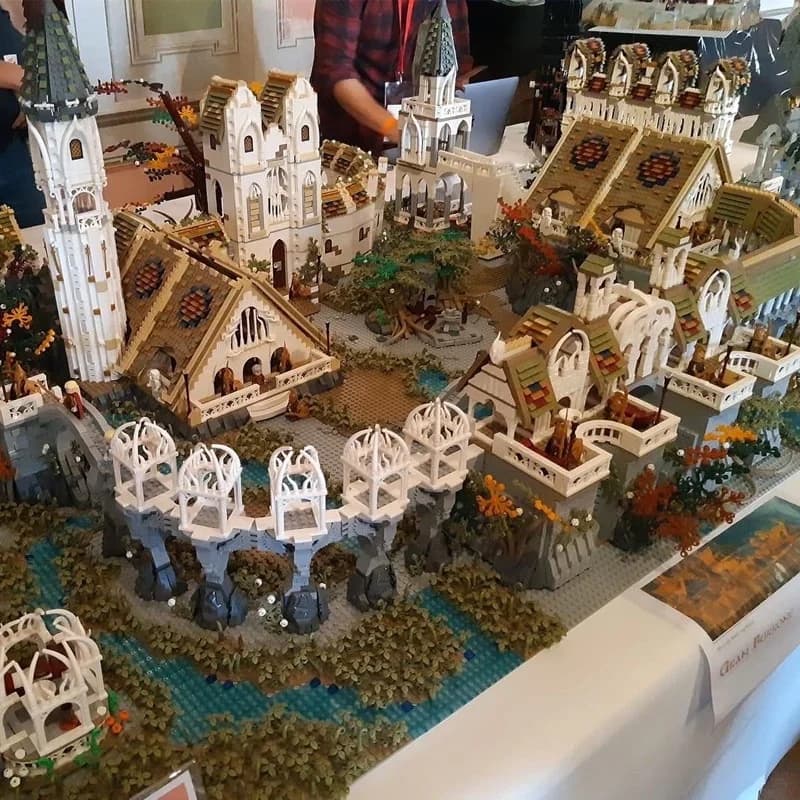 21067pcs MOC UCS Rivendell Pacchetto completo Modello Building Blocks Regali di Natale Costruzione Assemblare Giocattoli Mattoni fai da te Compleanno