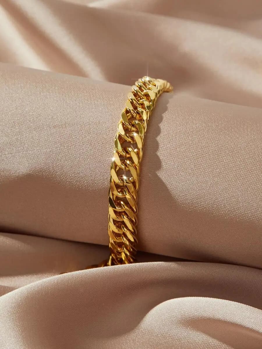 Fashion Minimalist Chain Link Bracelet For Women Daily Wear