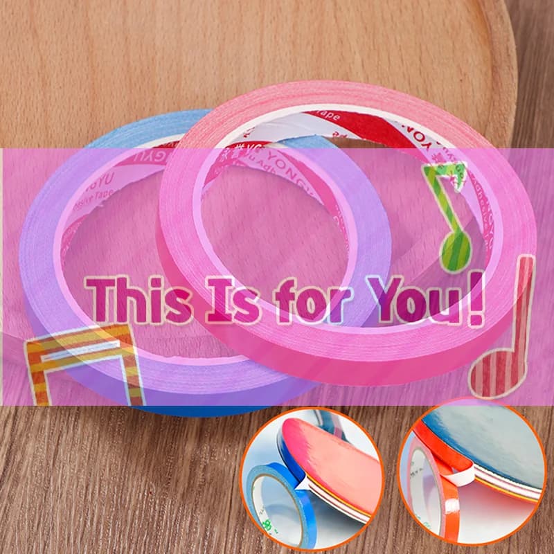 daOD,Nastro Side Protective for Ping Pong 10M*10MM Racket, Anti-Collision Strip for Protecting Rack Edges