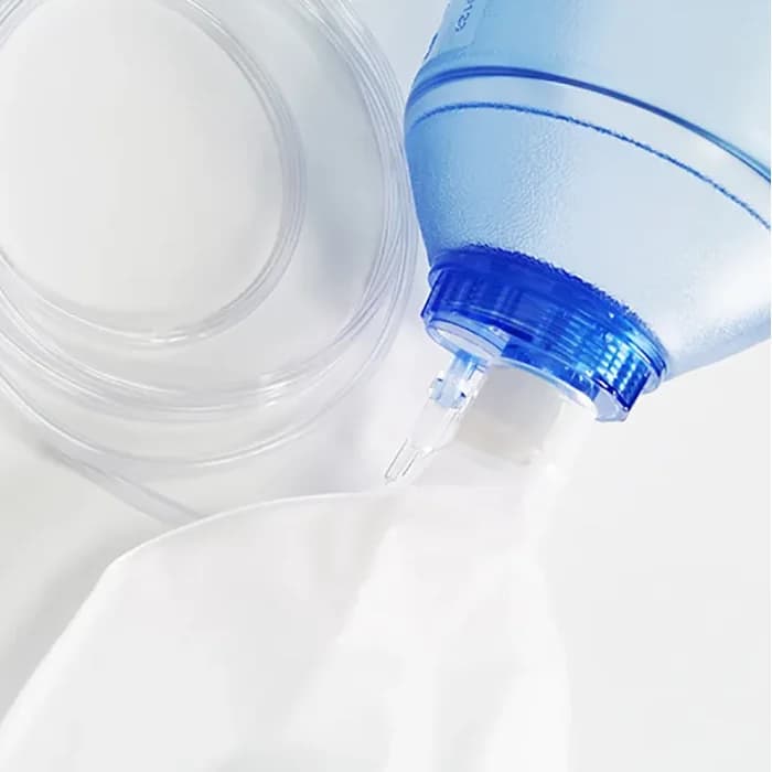 Kit di rianimazione per apparecchi di pronto soccorso per rianimazione manuale in PVC per materiali di consumo medici per neonati e adulti