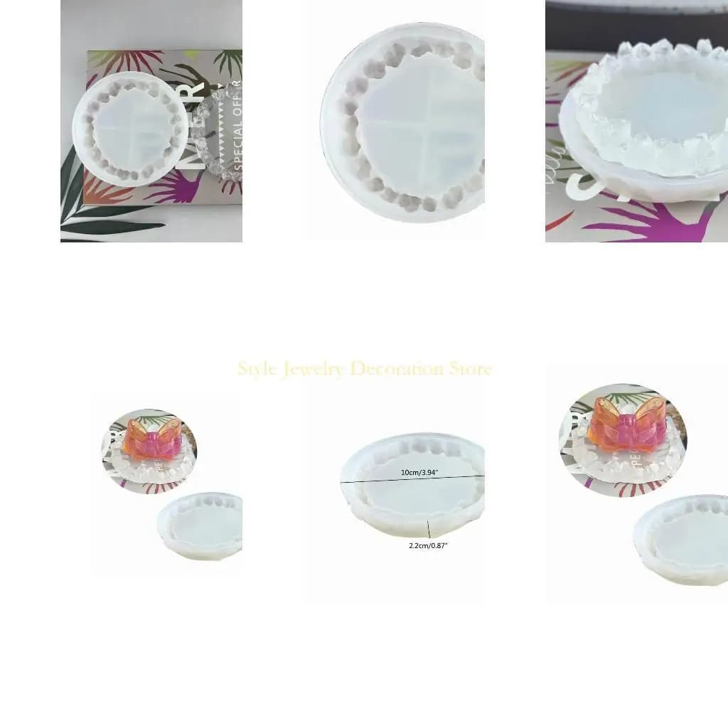 D46E Stampo in silicone a sottobicchiere per posatero a resina resina in resina stampo in resina