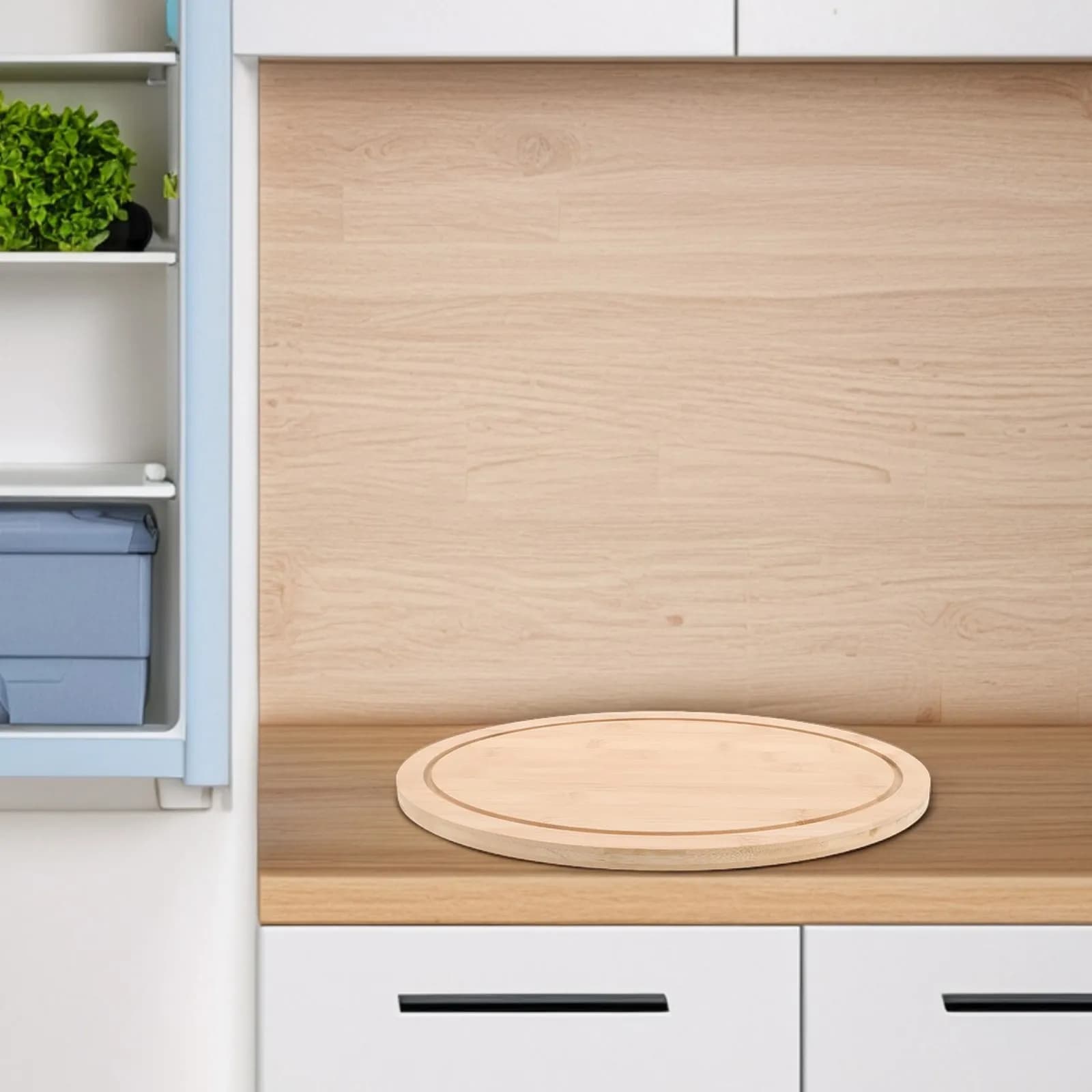 Wooden Corner Countertop Cutting Board Compact Efficient Space Saving Chopping Board for Small Kitchen Food Prep Serving