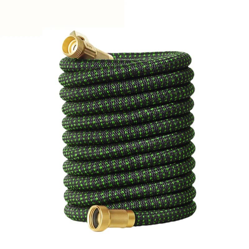 Tubo flessibile per acqua da giardino 25-100FT Tubi da giardino flessibili magici espandibili da 3/4 Tubo flessibile per lavaggio ad alta pressione in plastica per irrigare il prato