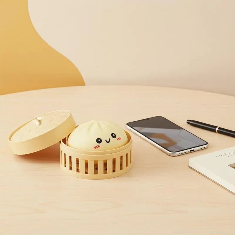 Giant Dumpling Squishy Toys Anxiety Relief Fidget Toy Simulation Food Steamed Stuffed Bun Soft Squeeze Decompression Dough Toy